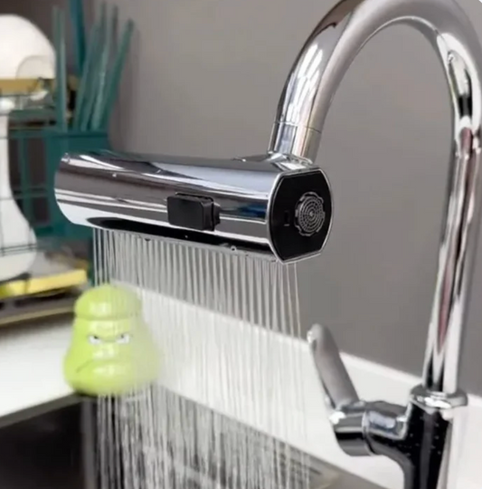 🚰 Grifo de Cocina Tipo Cascada 3 Modos