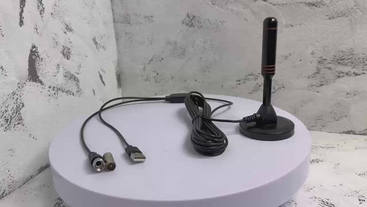 Antena Digital HD para Interiores con Amplificador de Señal