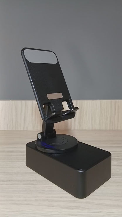 🔊 PARLANTE BLUETOOTH 2 EN 1 + SOPORTE GIRATORIO 360° ✨